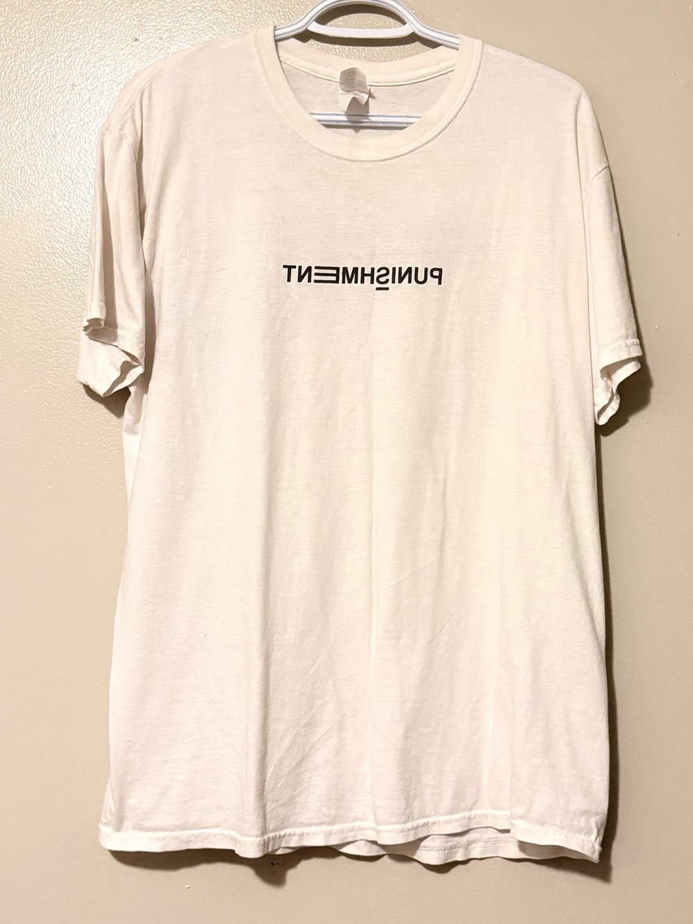 White Graphic Crewneck T-Shirt